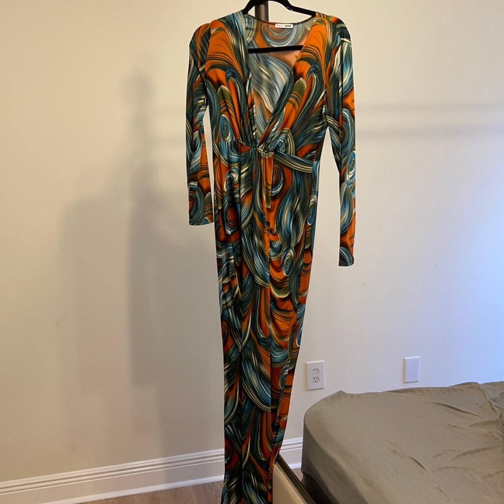 Multi colored maxi dress 🌈